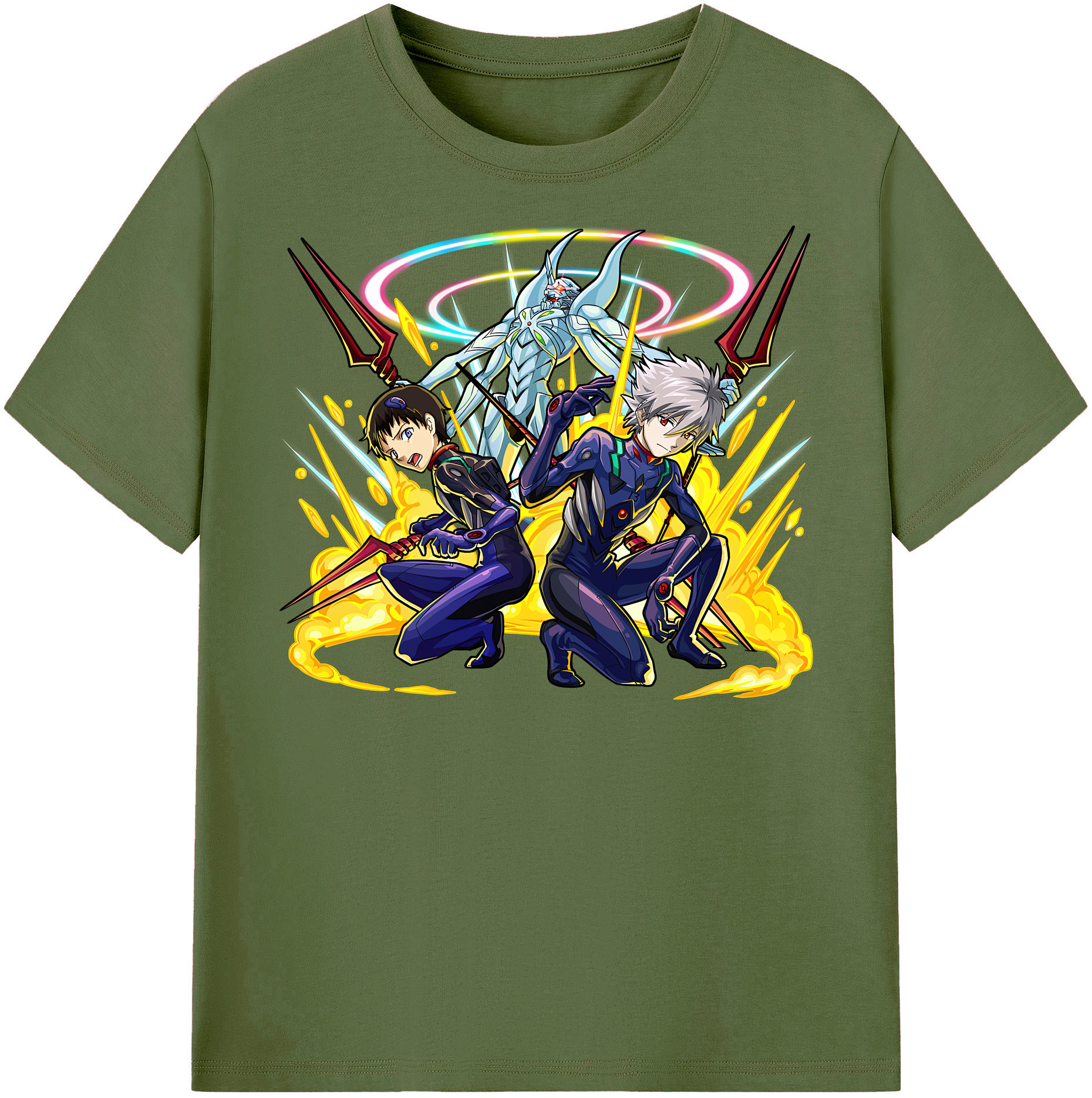 （画像用） EVA 新世紀エヴァンゲリオン 綿100％半袖Tシャツ（フロントプリント）